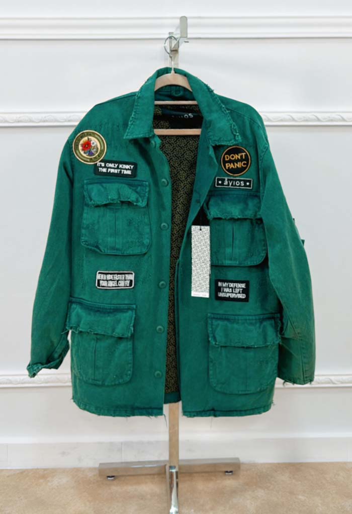 Jacket στρατιωτικό Ayios πράσινο Jacket στρατιωτικό Ayios πράσινο