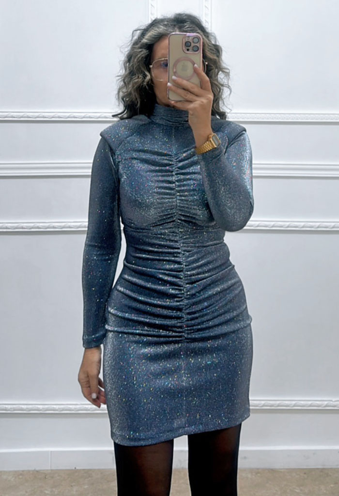 Κοντό φόρεμα ιριδίζον