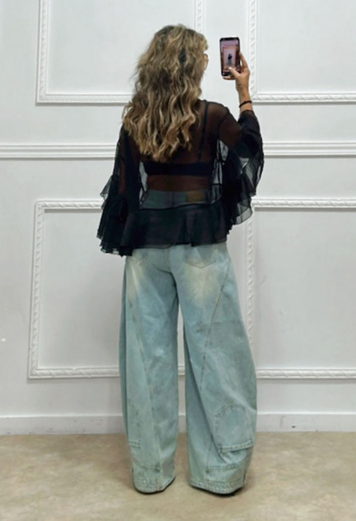 Balloon παντελόνι τζιν