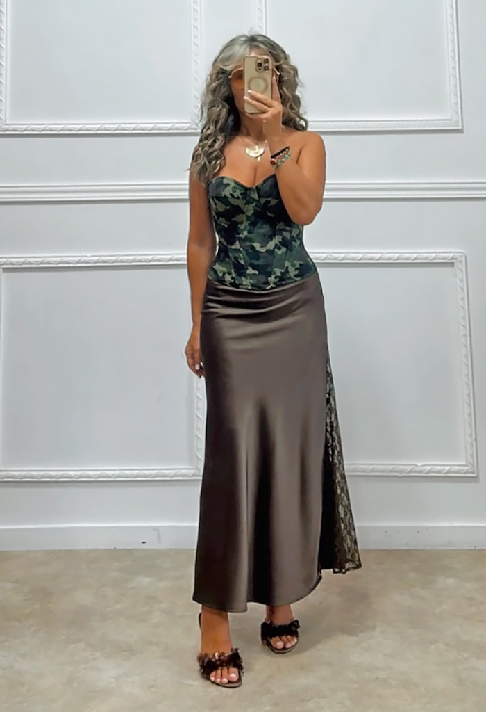 Μπούστο σε army print