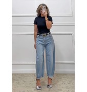 Μπλούζα βαμβακερή μαύρη