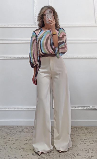 Εμπριμέ μπλούζα