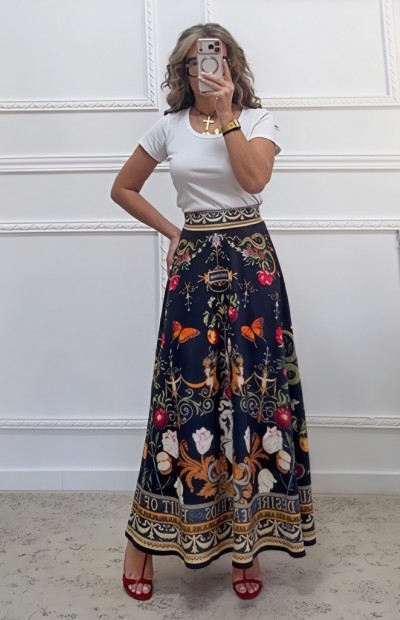 Μερσεριζέ t-shirt λευκό