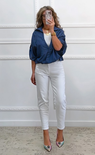 Μπλούζα Safari μπλε