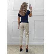 Μπλούζα με άνοιγμα μαύρη