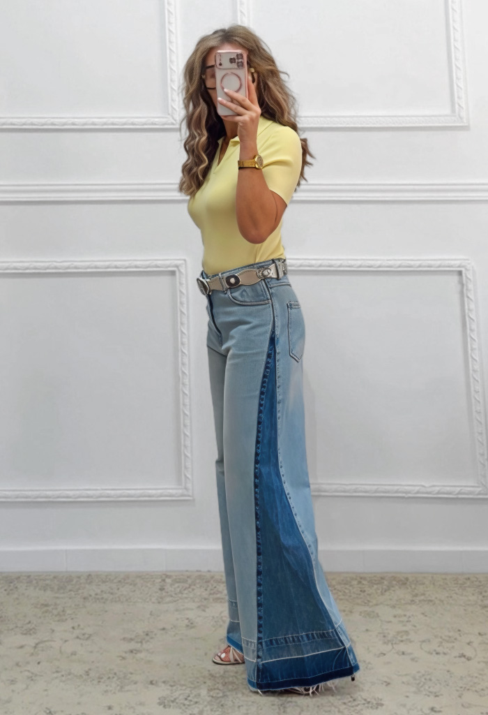 Τζιν παντελόνι με λεπτομέρεια