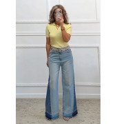 Μπλούζα πόλο κίτρινη