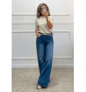 Μερσεριζέ μπλουζάκι με παγιέτα