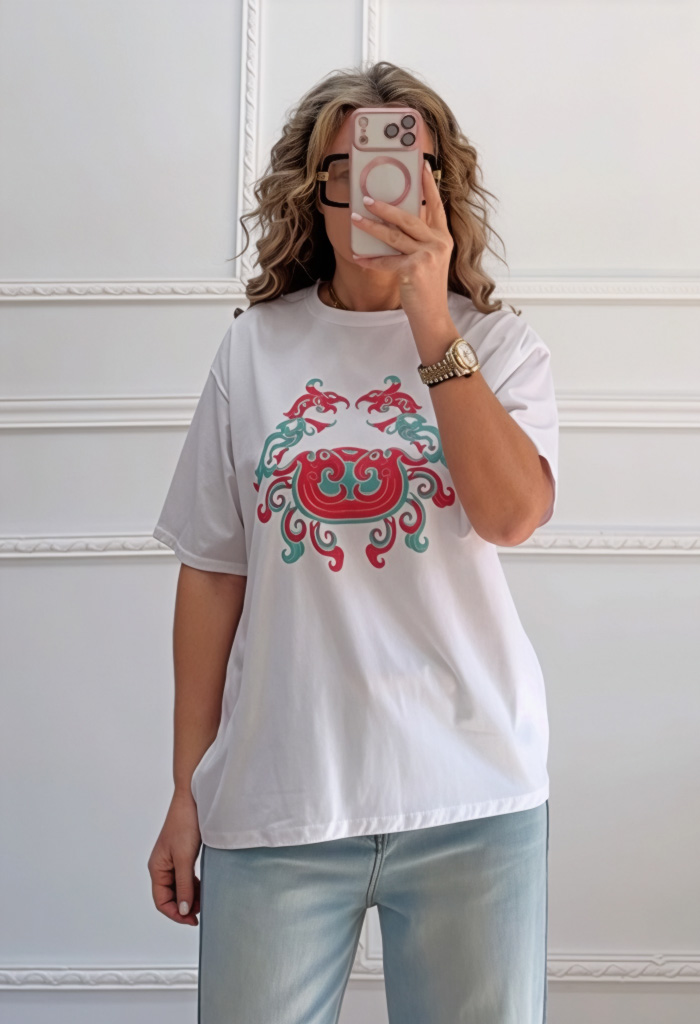 T-shirt βαμβακερό