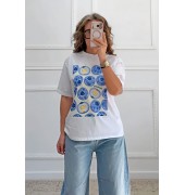 T-shirt βαμβακερό BLUEBERRIES