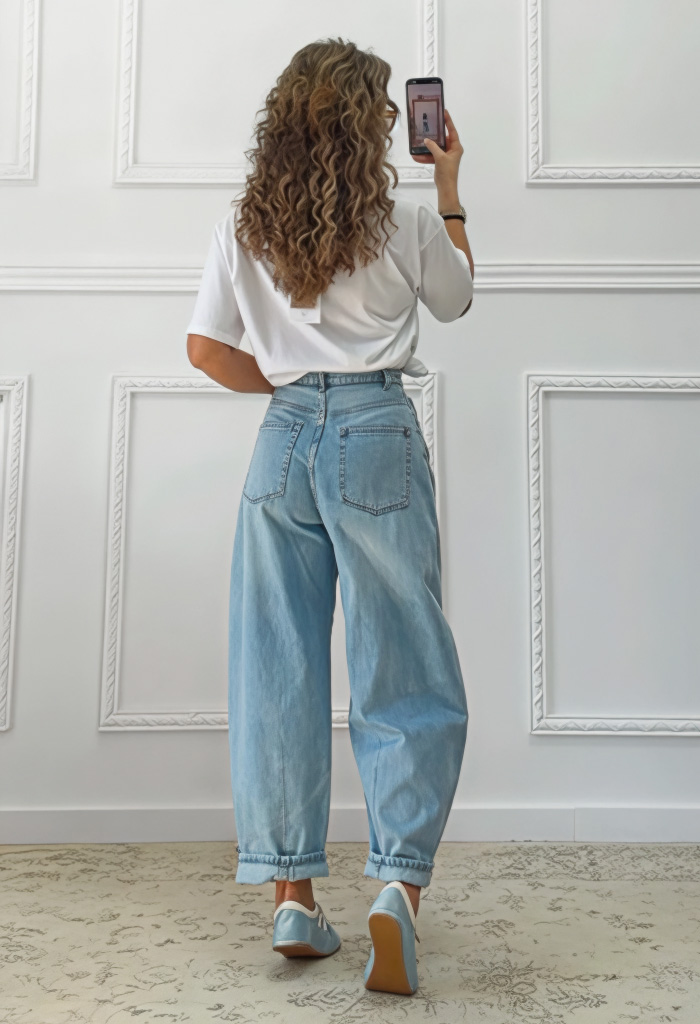 T-shirt βαμβακερό BLUEBERRIES