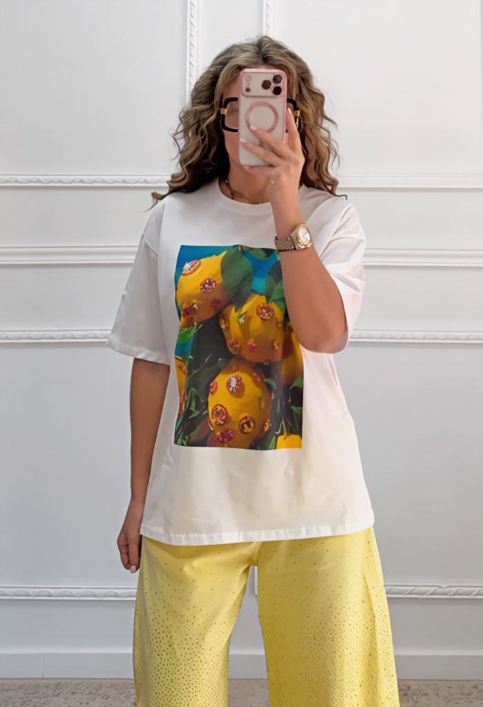 T-shirt βαμβακερό