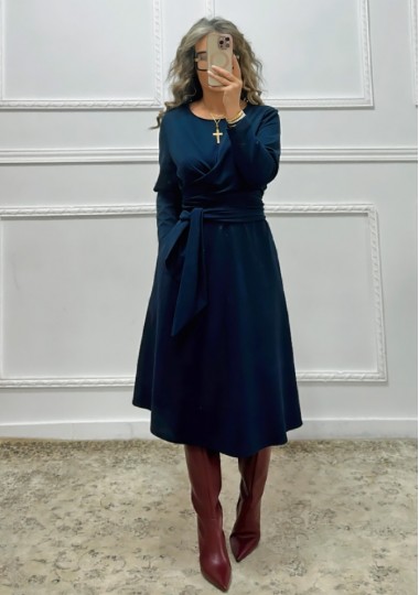 Midi φόρεμα μπλε