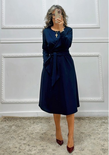 Midi φόρεμα μπλε