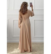 Μακρύ φόρεμα σαμπανιζέ