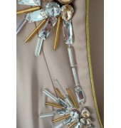 Μακρύ φόρεμα σαμπανιζέ