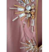 Μακρύ φόρεμα ροζ nude