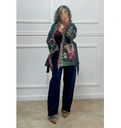 Barrel τζιν σκούρο μπλε