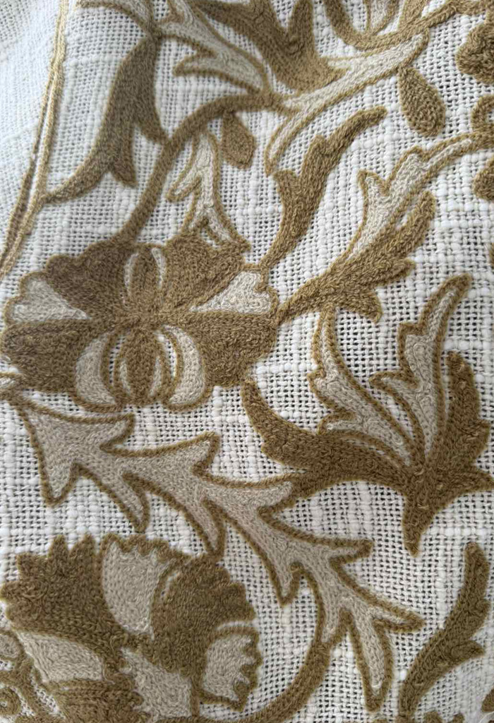 Sackcloth πανωφόρι με κεντήματα