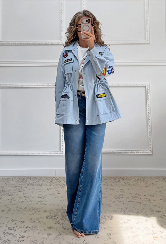 Jacket baby blue