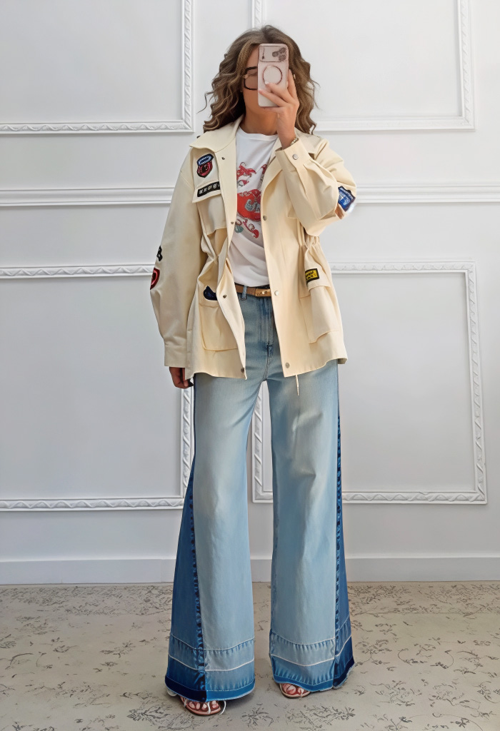 Jacket κρεμ Jacket κρεμ