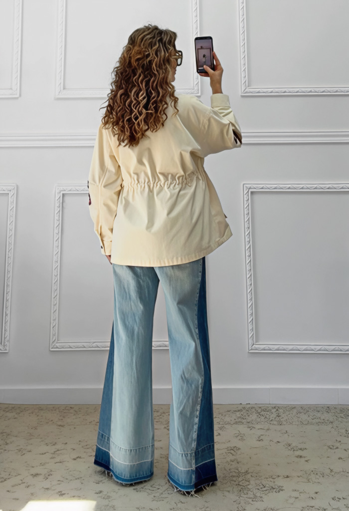 Jacket κρεμ Jacket κρεμ