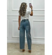 Mom fit τζιν με στρας