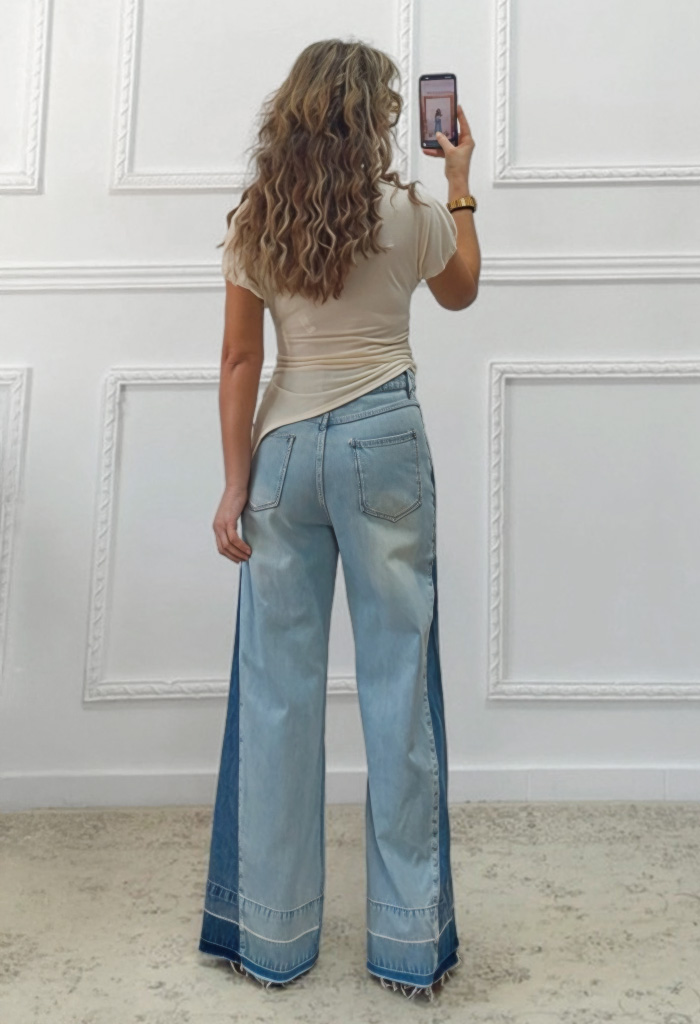 Τζιν παντελόνι με λεπτομέρεια