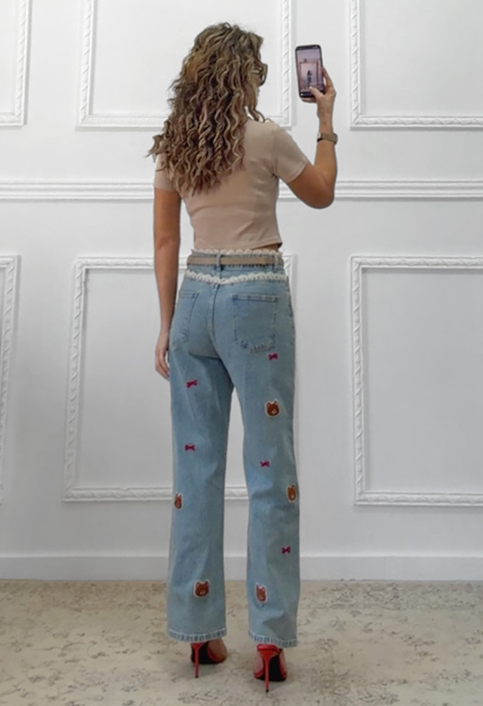 Μπλούζα βαμβακερή μπεζ Μπλούζα βαμβακερή μπεζ