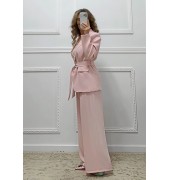 Κοστούμι παντελόνα-σακάκι ροζ