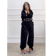 Σετ πουκάμισο και παντελόνι μαύρο