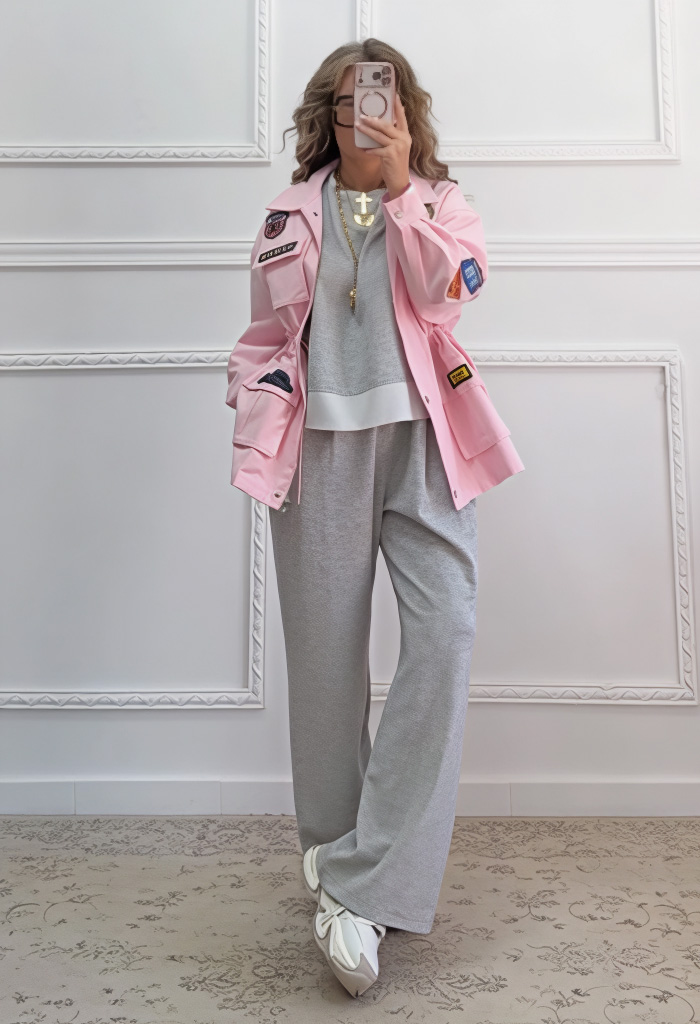 Jacket baby pink