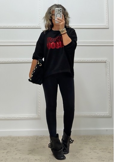 Φούτερ BISOU BLACK