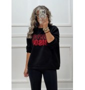 Φούτερ BISOU BLACK Φούτερ BISOU BLACK