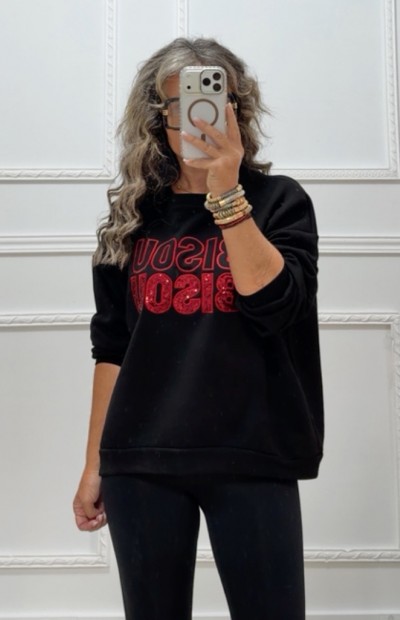 Φούτερ BISOU BLACK