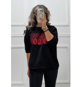 Φούτερ BISOU BLACK Φούτερ BISOU BLACK