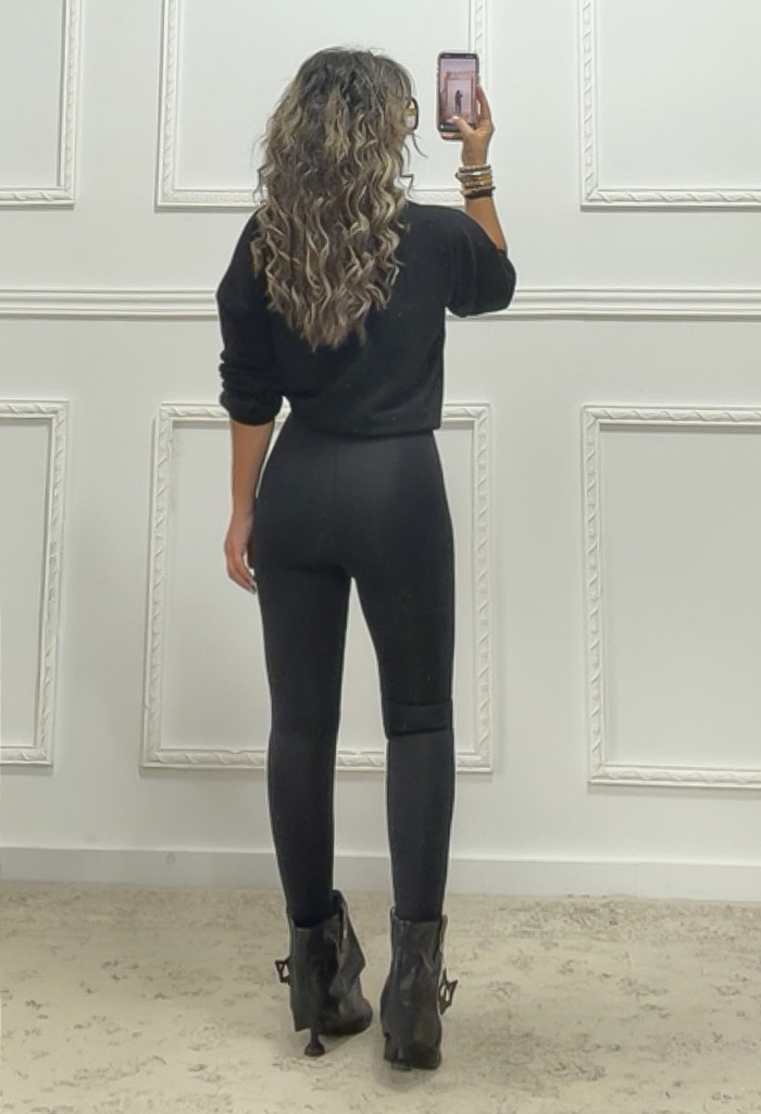 Φούτερ BISOU BLACK Φούτερ BISOU BLACK