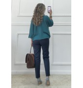 Πουλόβερ μπλε ραφ Πουλόβερ μπλε ραφ