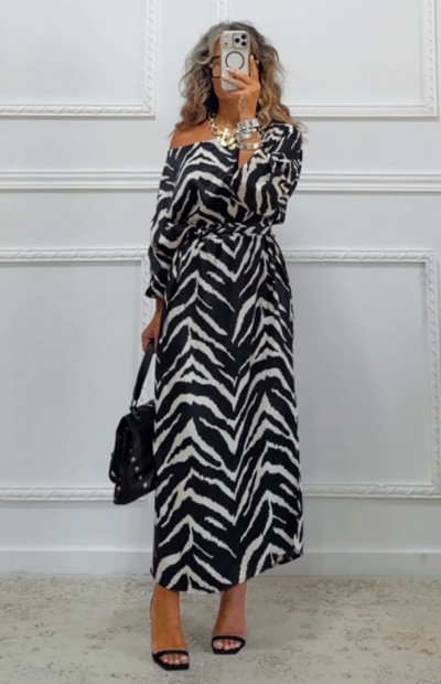 Φόρεμα zebra print Φόρεμα zebra print