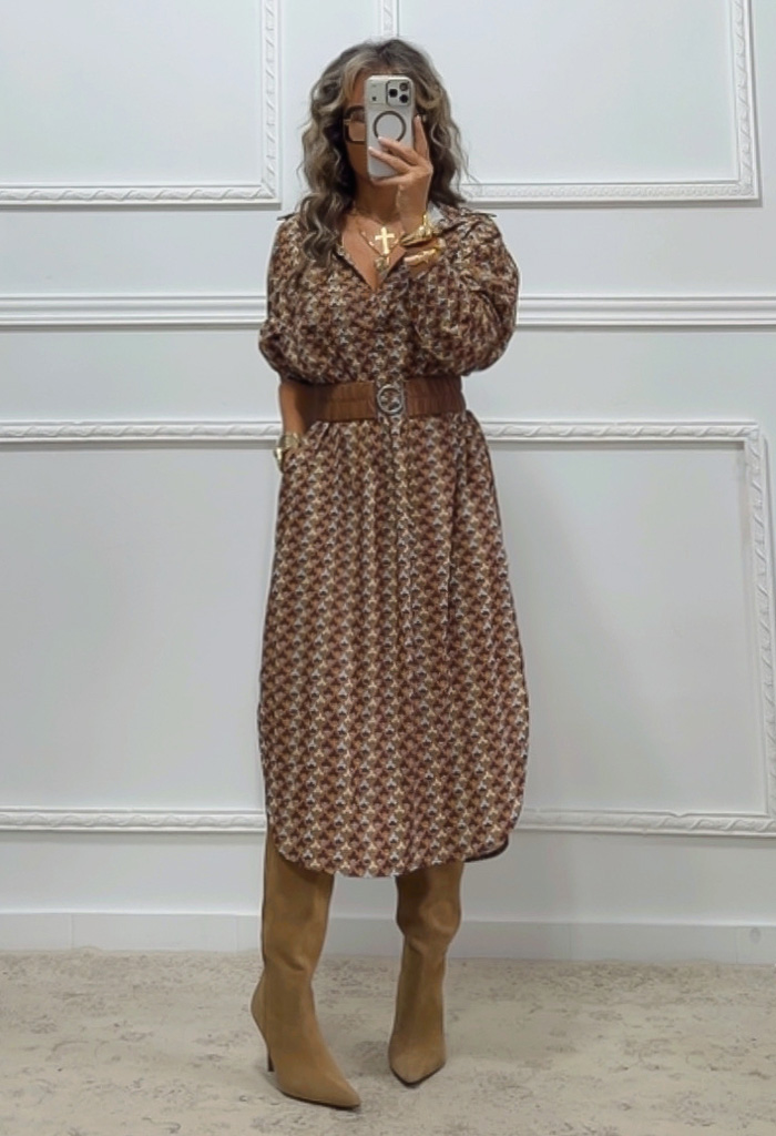CINNAMON printed dress CINNAMON printed dress