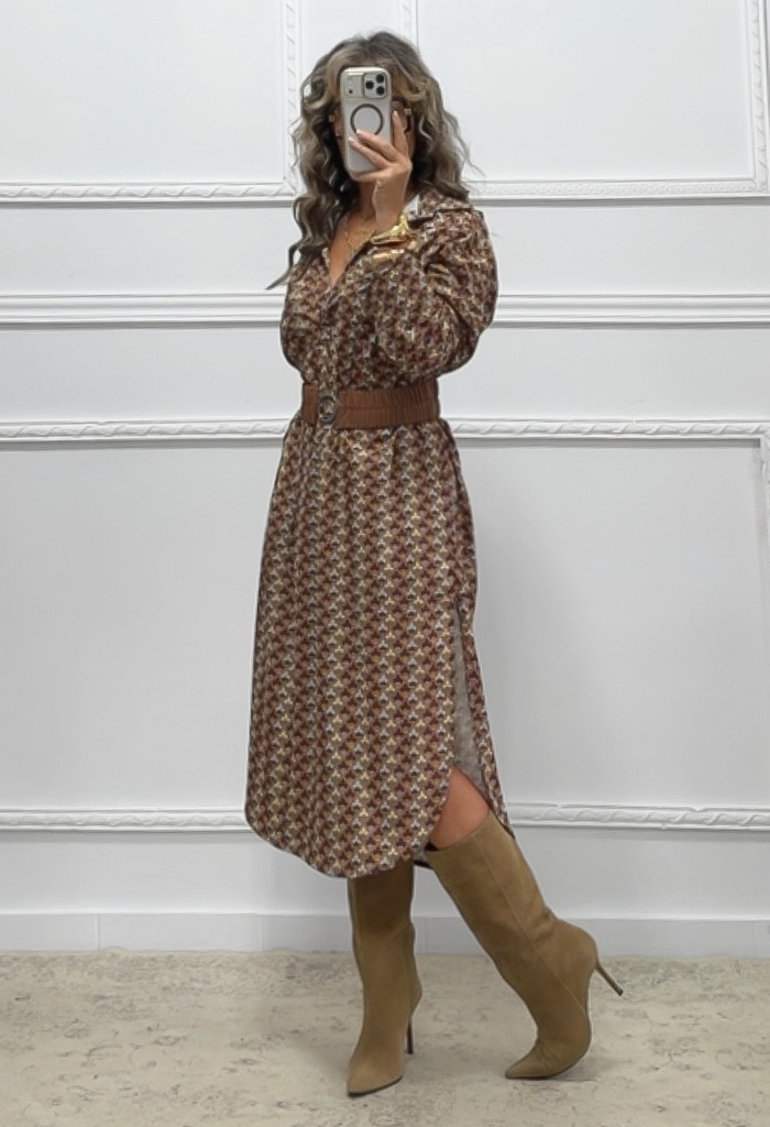 CINNAMON printed dress CINNAMON printed dress