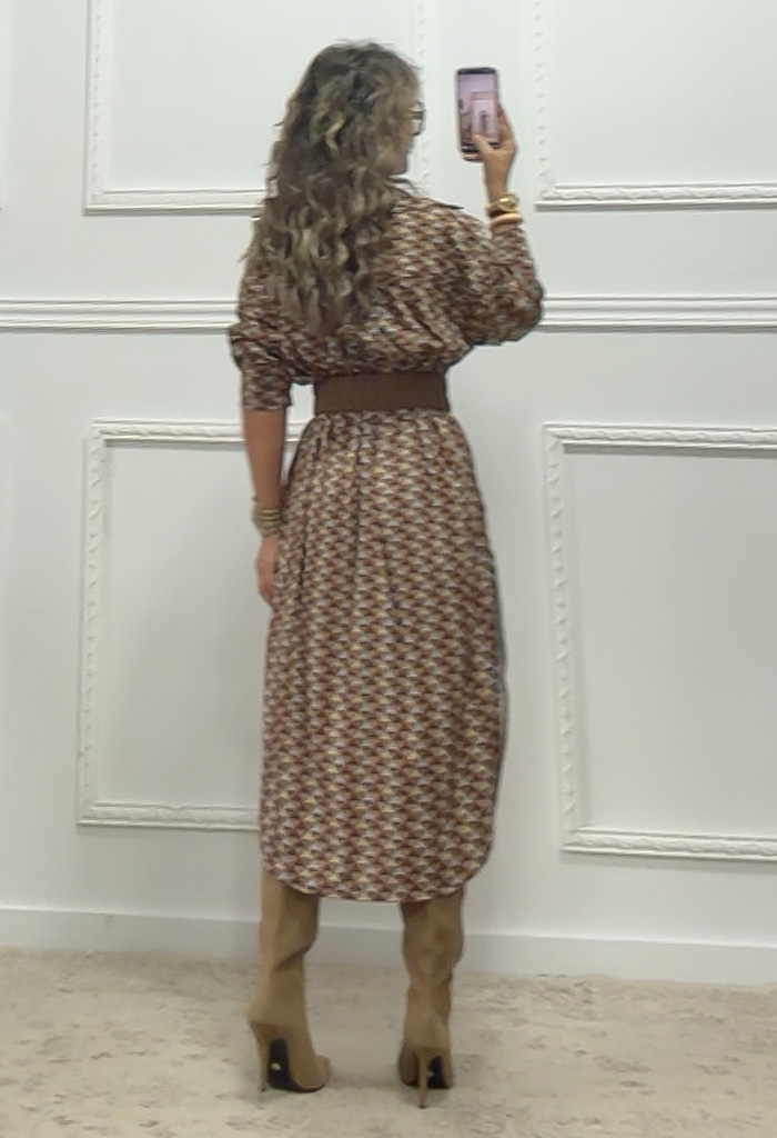 CINNAMON printed dress CINNAMON printed dress