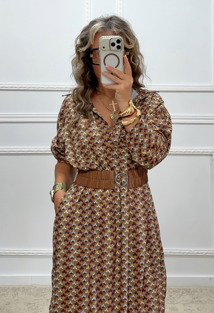 CINNAMON printed dress CINNAMON printed dress