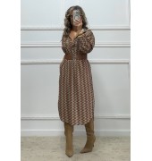 CINNAMON printed dress CINNAMON printed dress