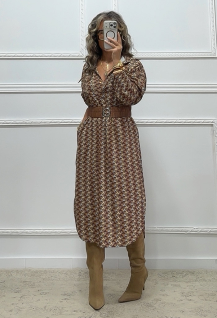 CINNAMON printed dress CINNAMON printed dress
