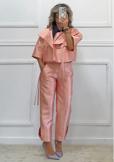 Μπολερό σακάκι dusty pink
