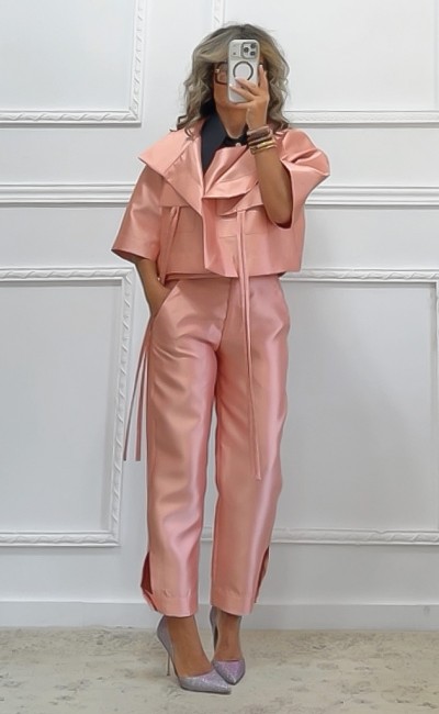 Μπολερό σακάκι dusty pink