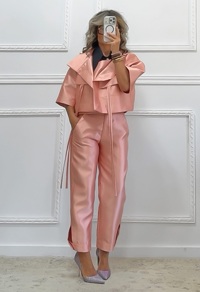 Tailored παντελόνι dusty pink Tailored παντελόνι dusty pink