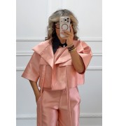 Μπολερό σακάκι dusty pink Μπολερό σακάκι dusty pink