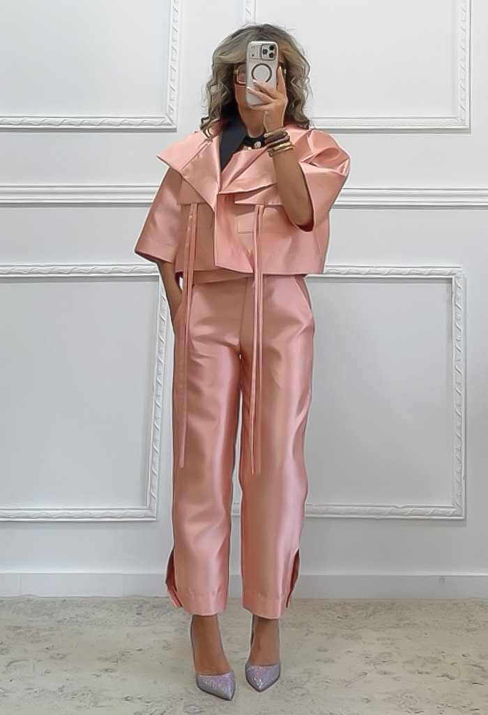 Μπολερό σακάκι dusty pink Μπολερό σακάκι dusty pink
